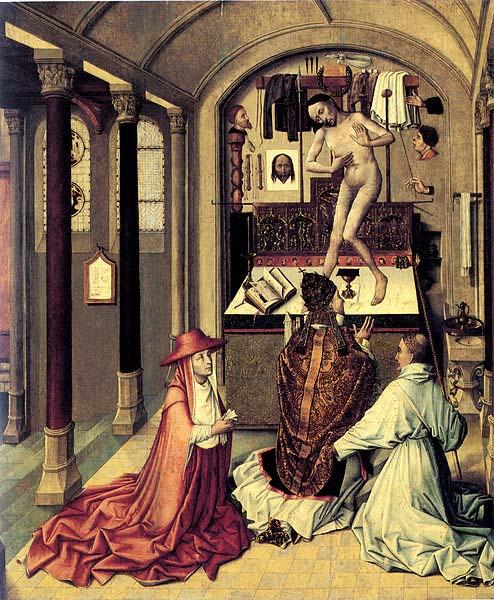 mass of Saint Gregory, Robert Campin